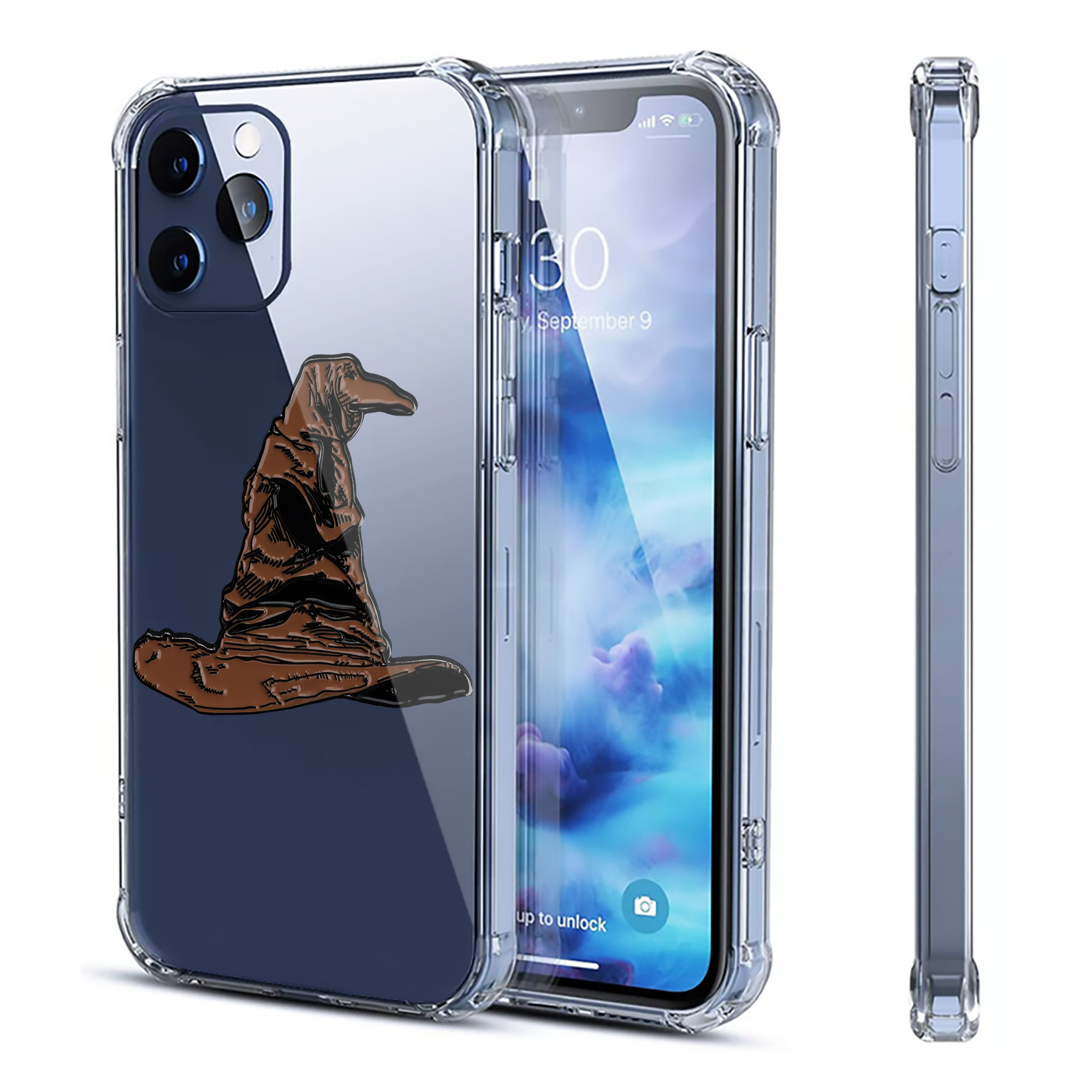 （画像用） Harry Potter ハリー・ポッターシリーズ 【iPhone 12シリーズ対応】透明スマホケース（クリアソフトケース）